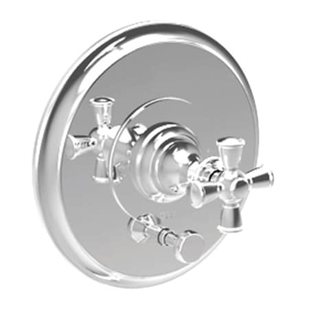 Newport Brass Balanced Tub & Shower Diverter Plate With Handle in Polished Chrome 5-2442BP-26